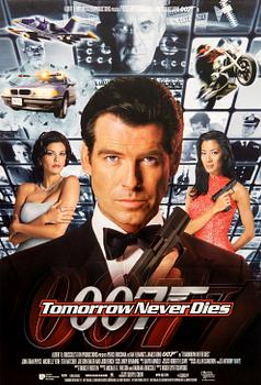 Filmaffisch James Bond "Tomorrow never dies".