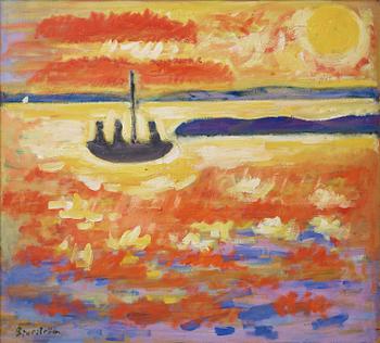 643. Tor Bjurström, "En sommarkväll på sjön".