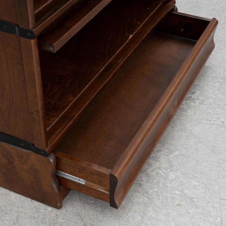 A five-part bookcase, Boknäs, Finland, 21st Century.