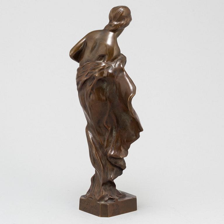 KARL SCHMITZ, sculpture, bronze, signed Karl Schmitz, Wien, circa 1900.