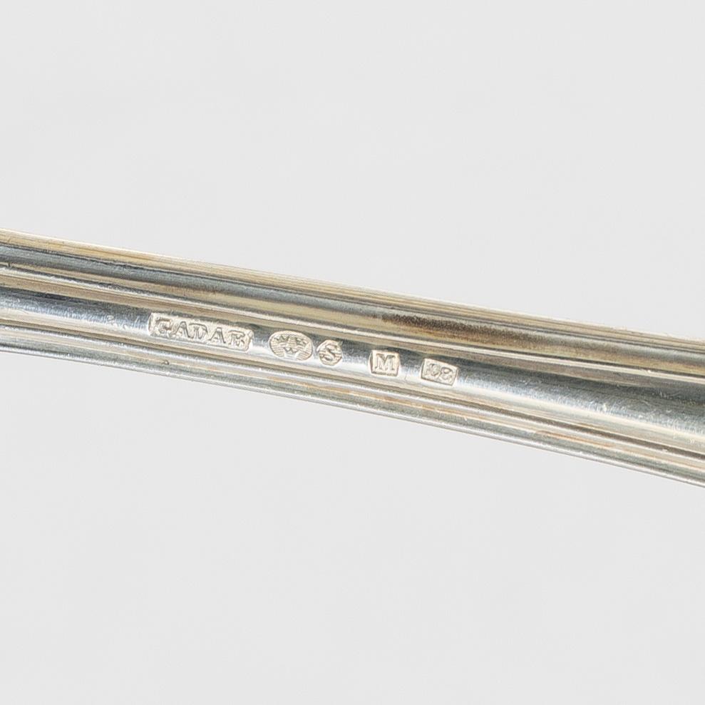 A 115-piece silver flat ware set, 'Sachsisk', G.A. Dahlgren Ab, Sweden, 1936-37.