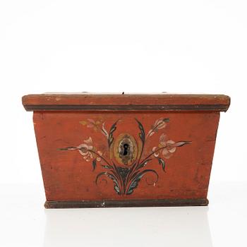 Box. Folk art, Jämtland, 18th/19th century.