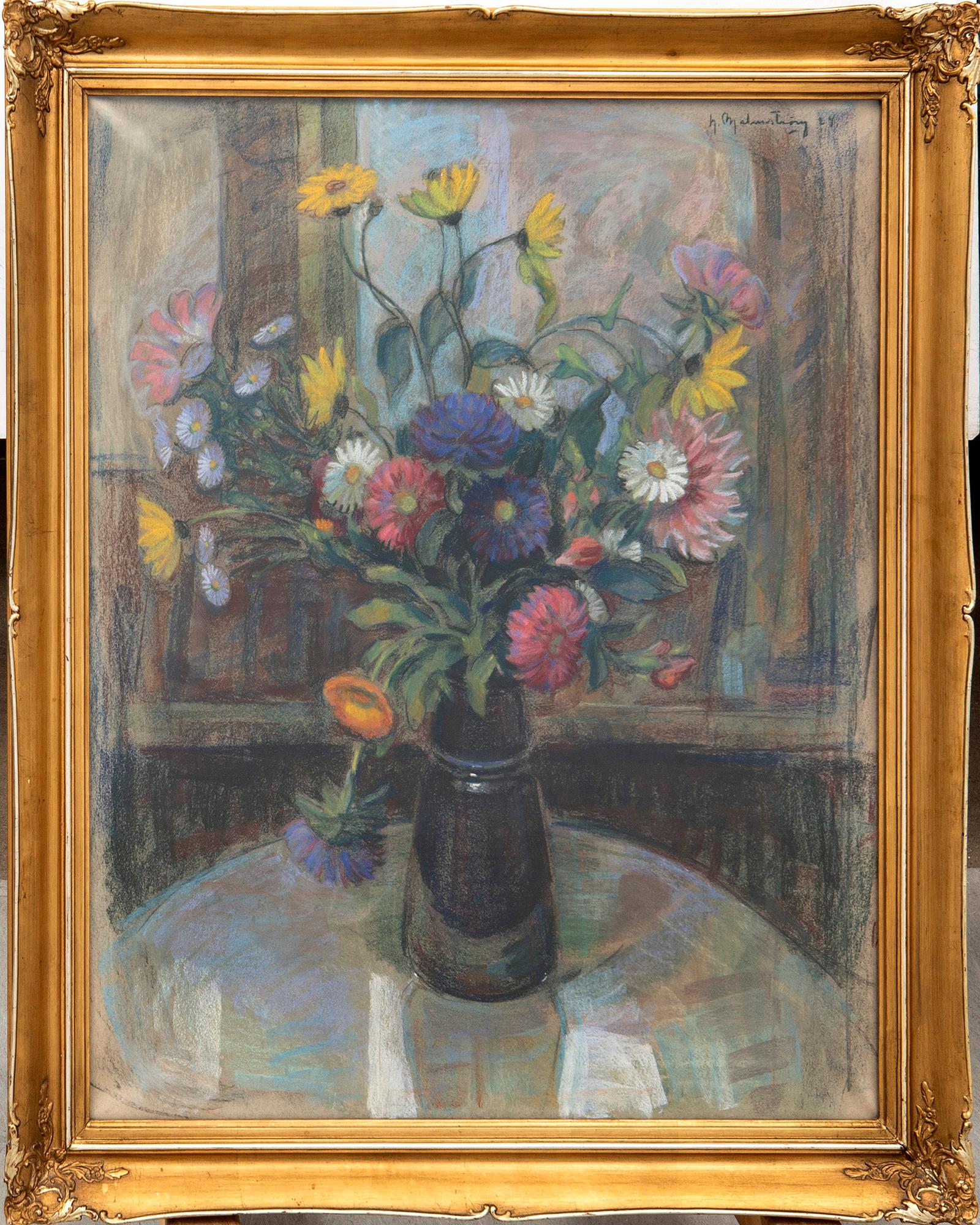 Henning Malmström, Flower still life, 1924.