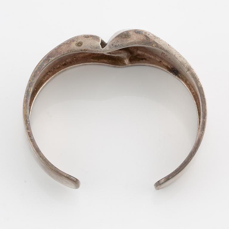 Björn Weckström, "Darina", armring, sterlingsilver. Lapponia 1971.