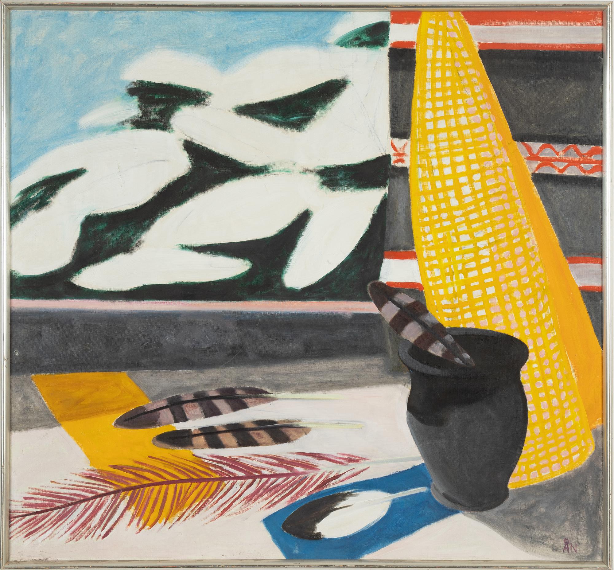 Åke Nilsson, oil on canvas, signed. dated -84 verso.