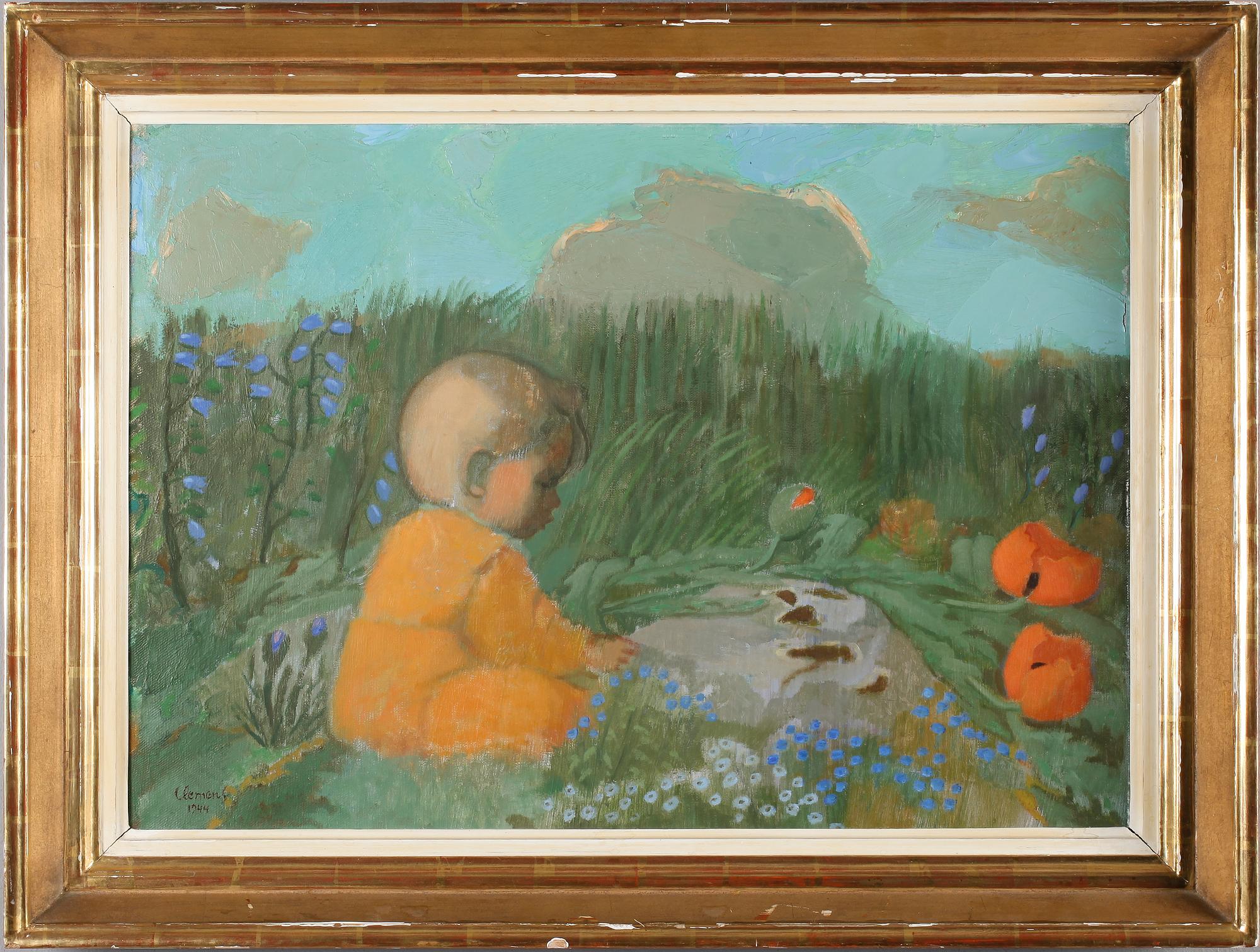 CURT CLEMENS, olja på duk, signerad och daterad 1944.