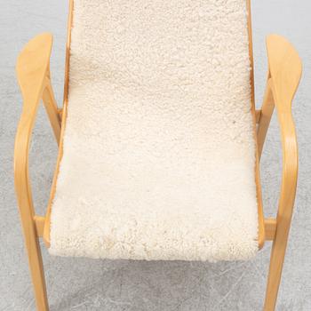 Yngve Ekström, armchair with footstool, "Lamino", Swedese.