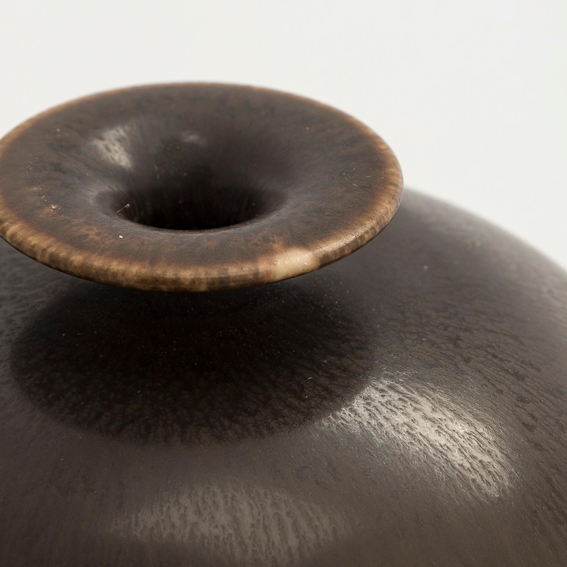 Berndt Friberg, vase, stoneware, Gustavsberg's studio, 1954.