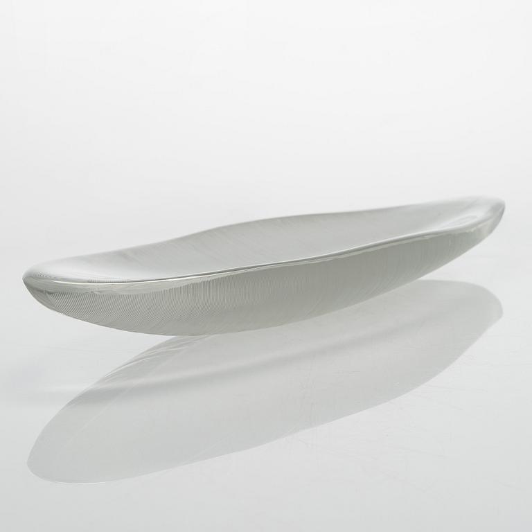 Tapio Wirkkala, a '3869' art object 'Feather' signed Tapio Wirkkala Iittala -55.