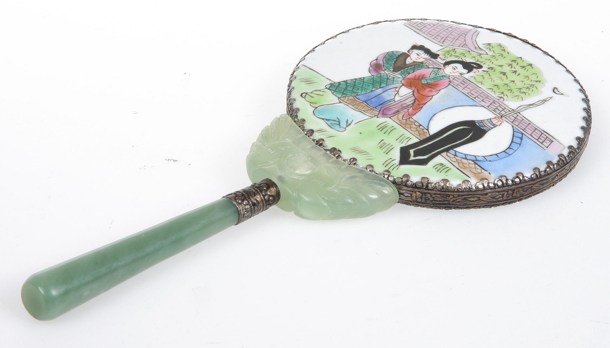 SPEGEL, bl a jade, 1900-tal.
