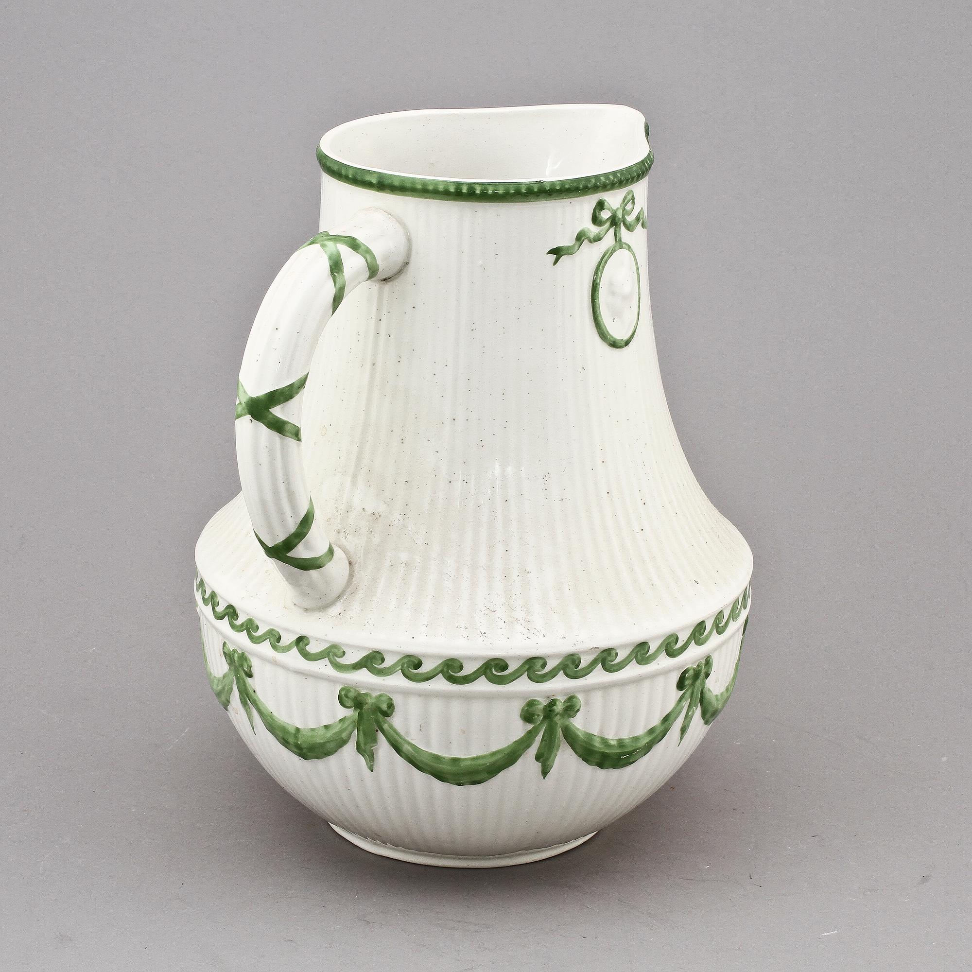 TVÄTTKANNA, flintgods, jugend, Gustafsberg, 1900-talets första kvartal.