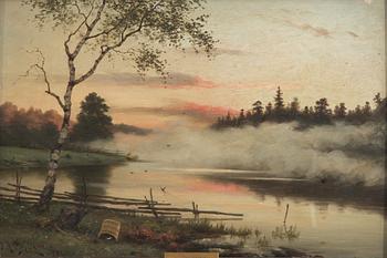 Fredrik Ahlstedt, Evening Landscape.
