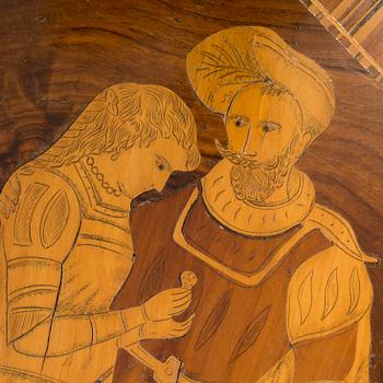 a neo rennaissance table from the late 1800's, possibly from Italy.