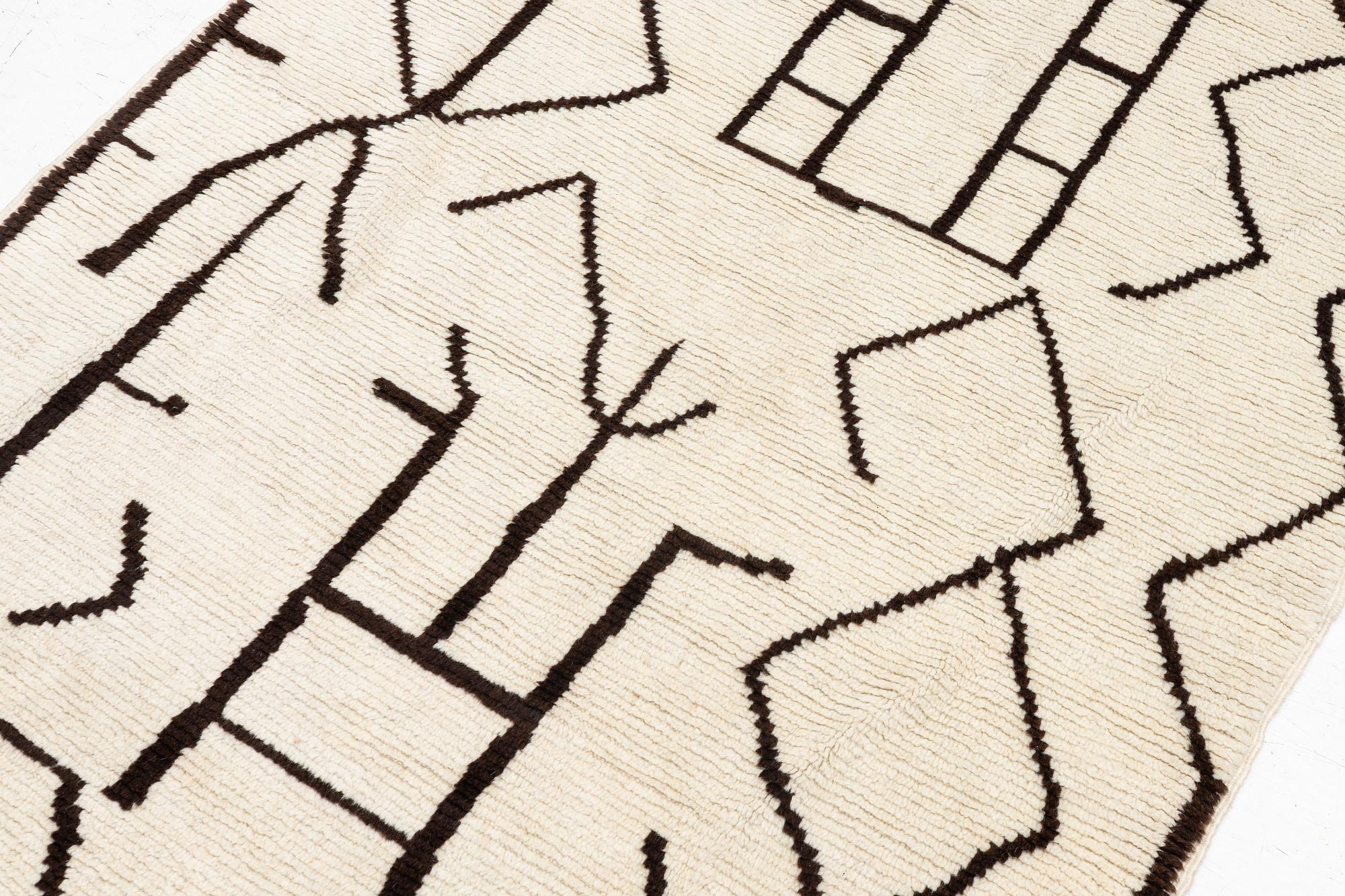A rug, Morocco, c. 258 x 146 cm.