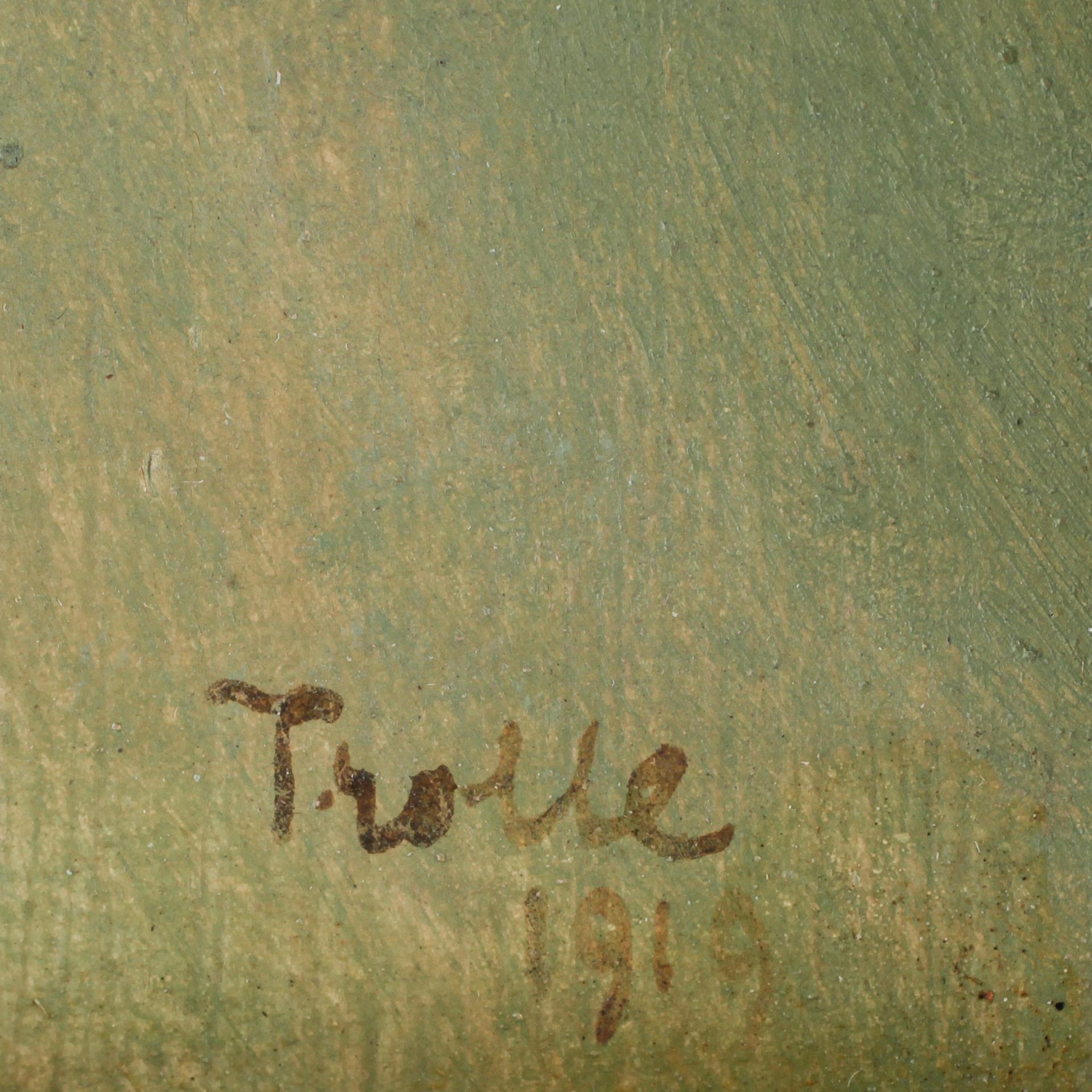 ROLF TROLLE, olja på pannå, sign o dat 1919.