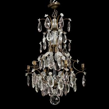 LJUSKRONA, rokokostil, 1900-talets första hälft. Höjd 75 cm.