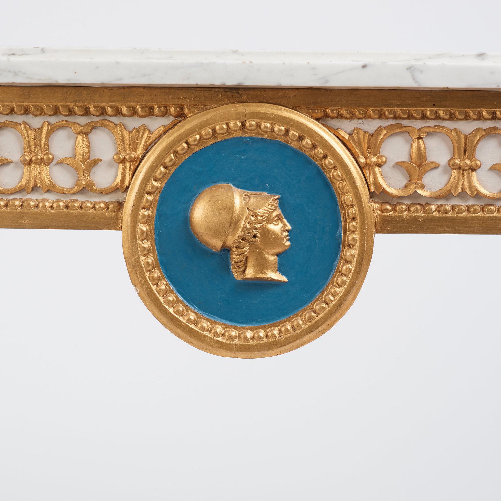 Konsolbord, Stockholmsarbete i Pehr Ljungs art (1743-1819), Sengustavianskt.