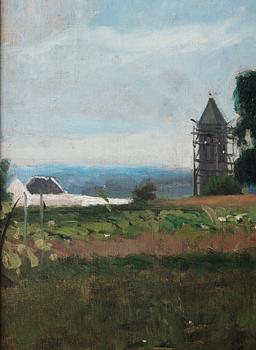 Carl Fredrik Hill, 'View over Champagne' (Utsikt mot Champagne).