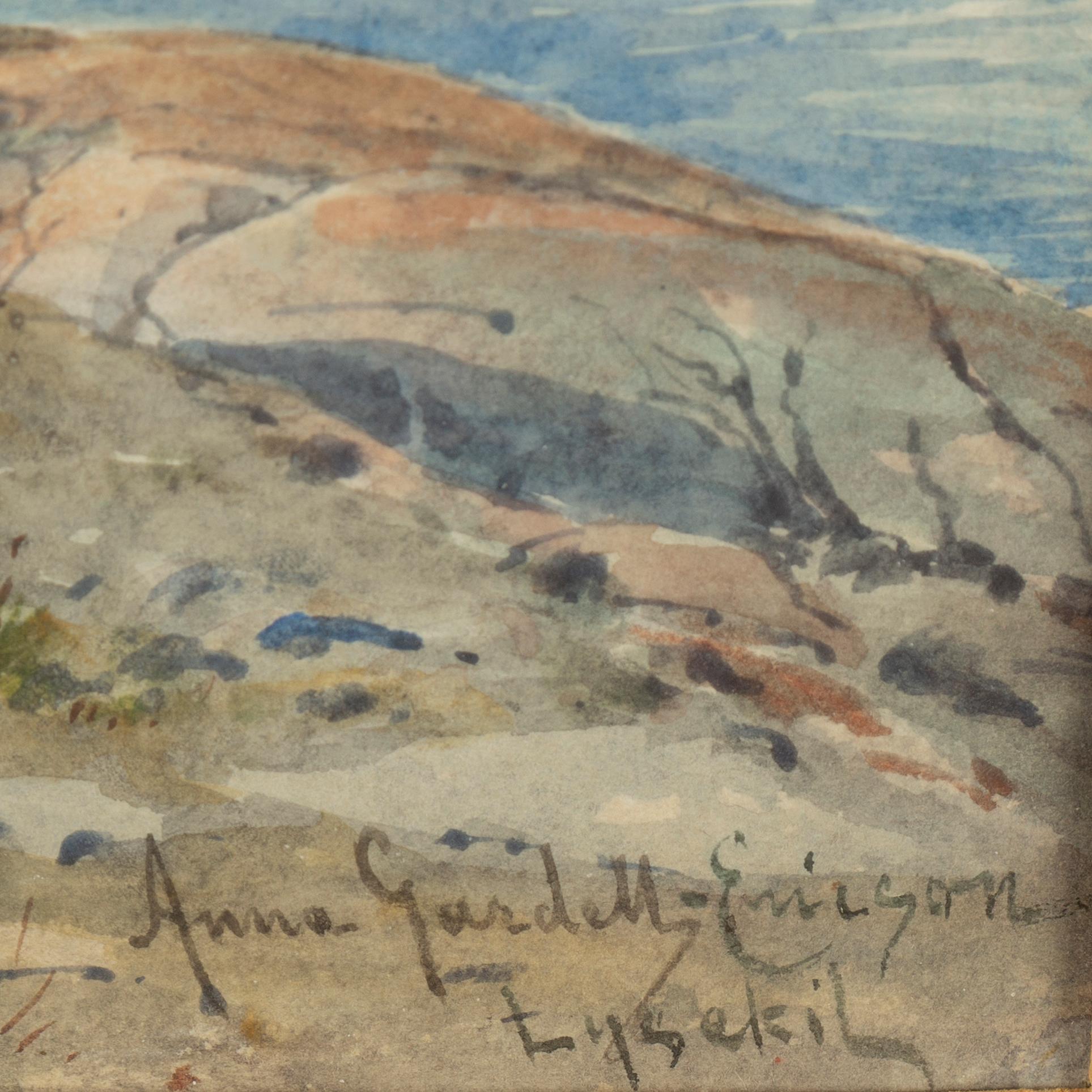 ANNA GARDELL-ERICSON, watercolour, signed, Lysekil.