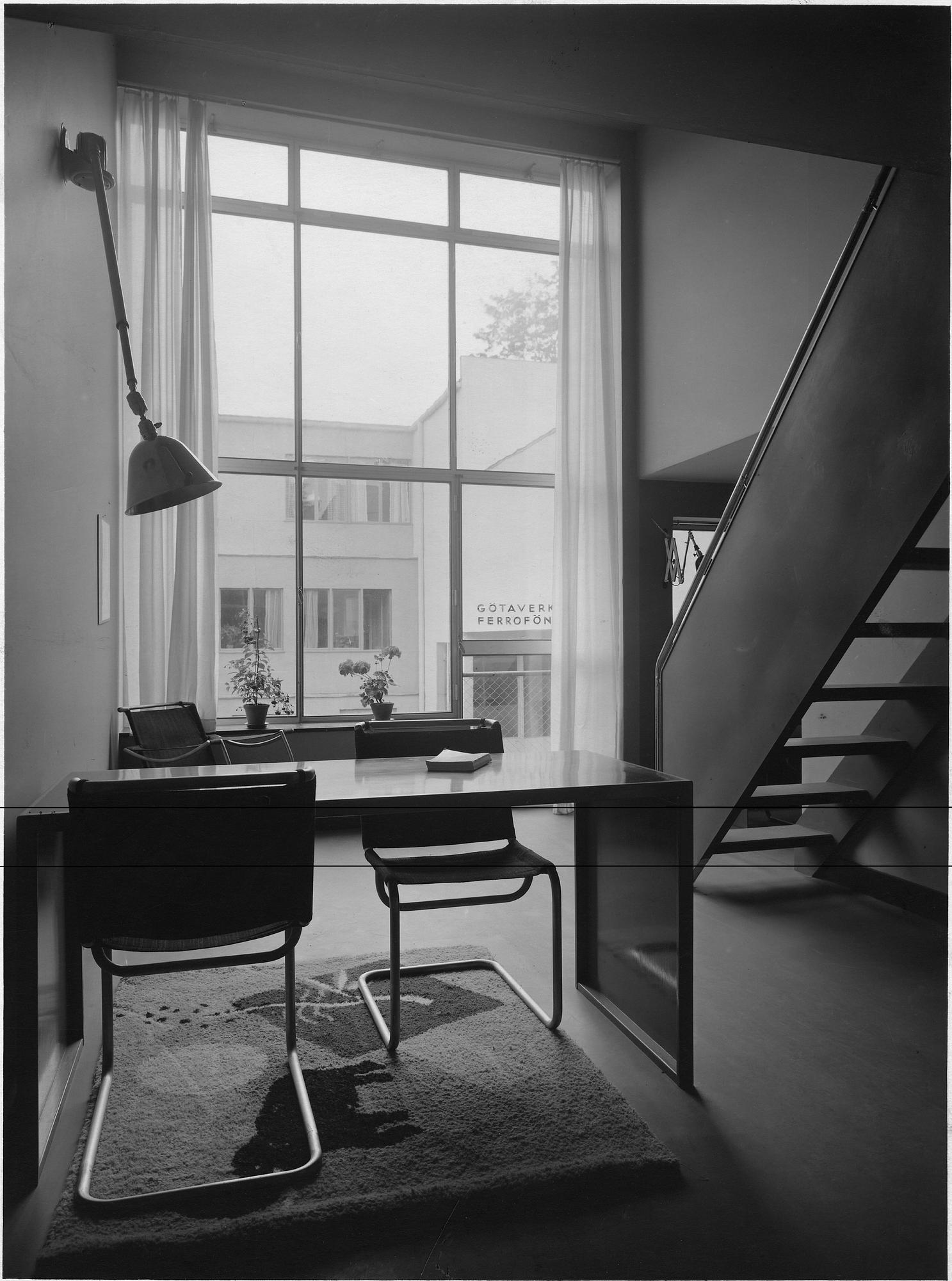 Sven Markelius, a rare armchair, AB Stockholms Nya Järnsängsfabrik, ca 1930.