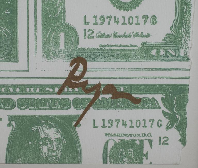 RICHARD RYAN, monoprint, signerad.