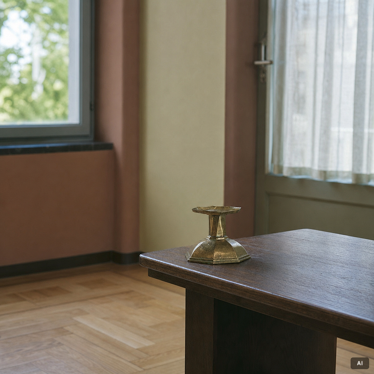 Bernhard M Linder, candlestick, Stockholm, 1930.