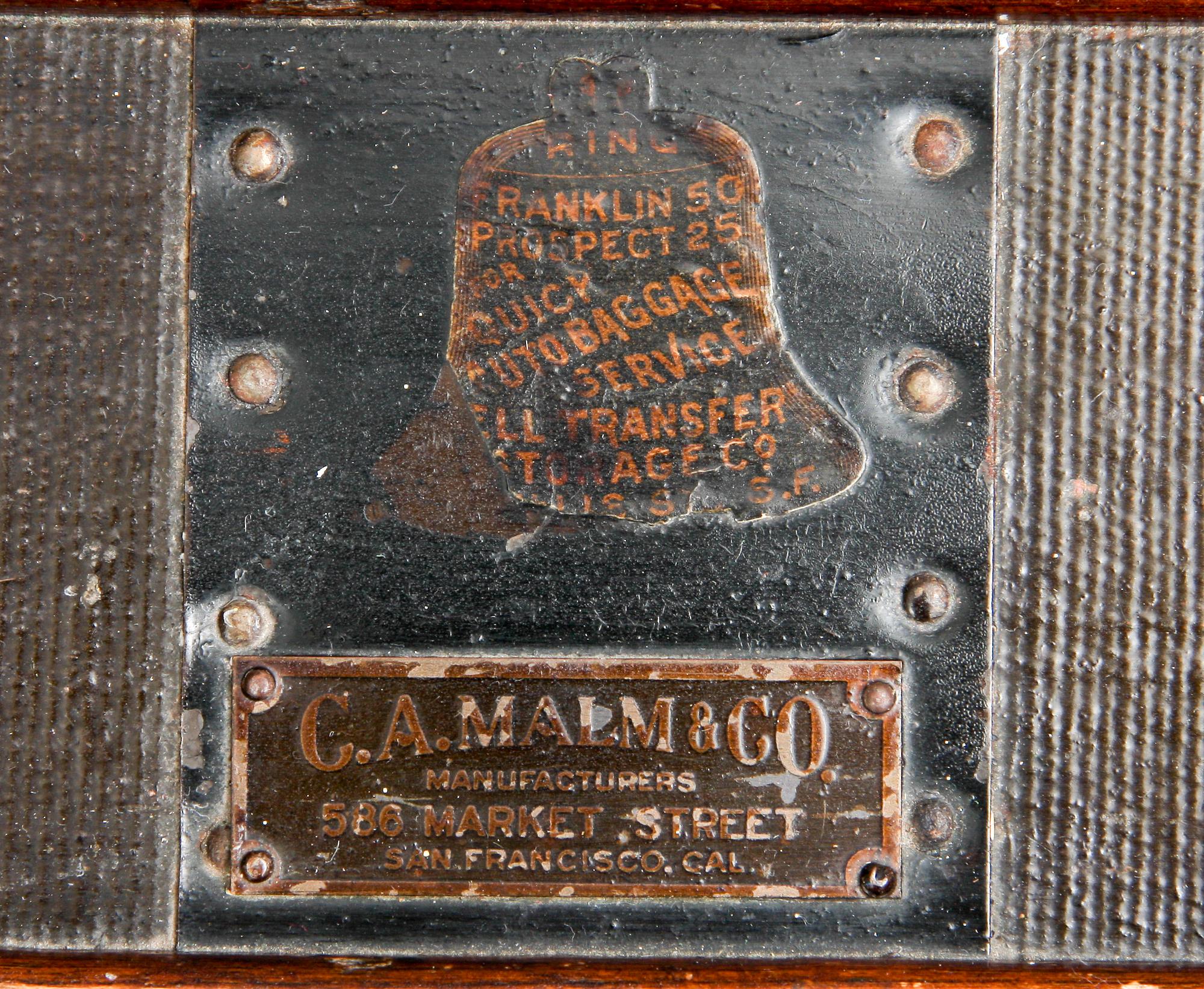 RESEKOFFERT, C.A. Malm & Co, USA, 1900-talets början.