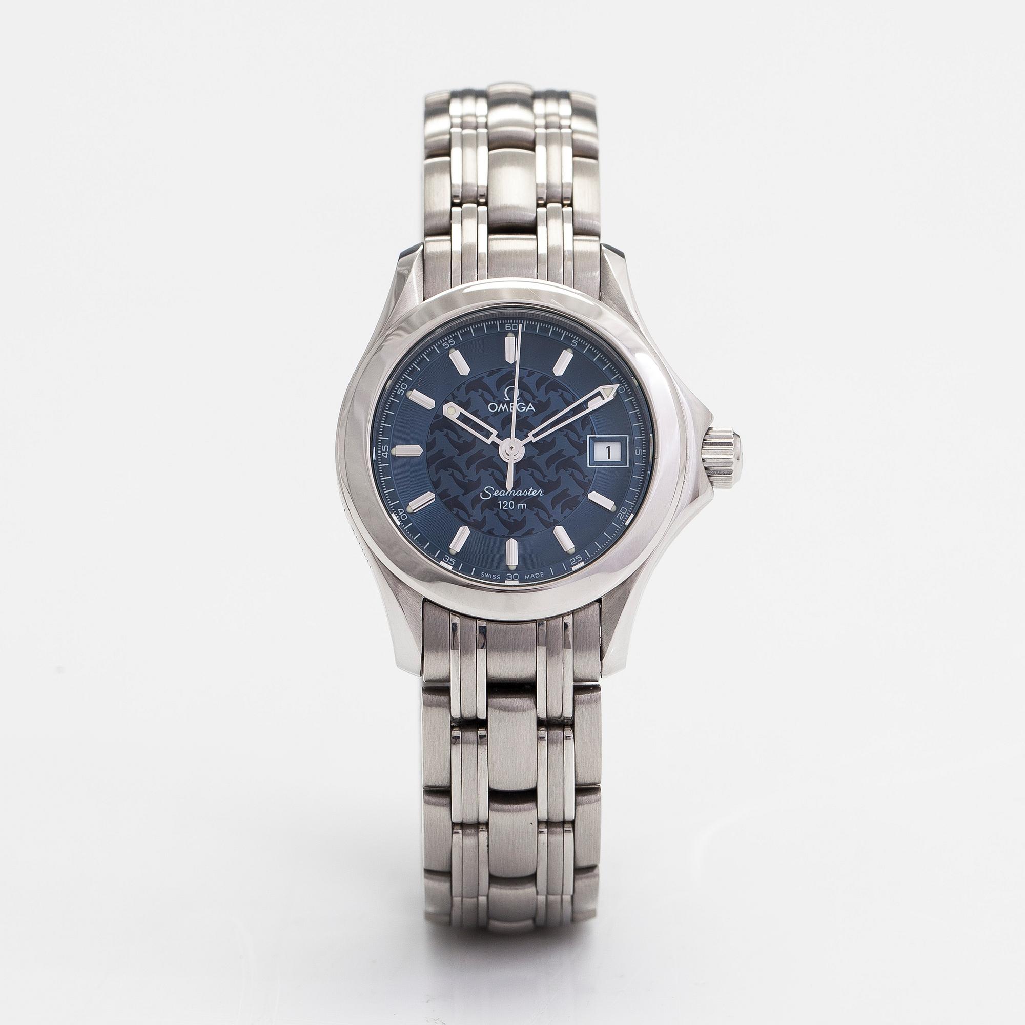 Omega, Seamaster, 120m, Jacques Mayol 2000, wristwatch, 26 mm.