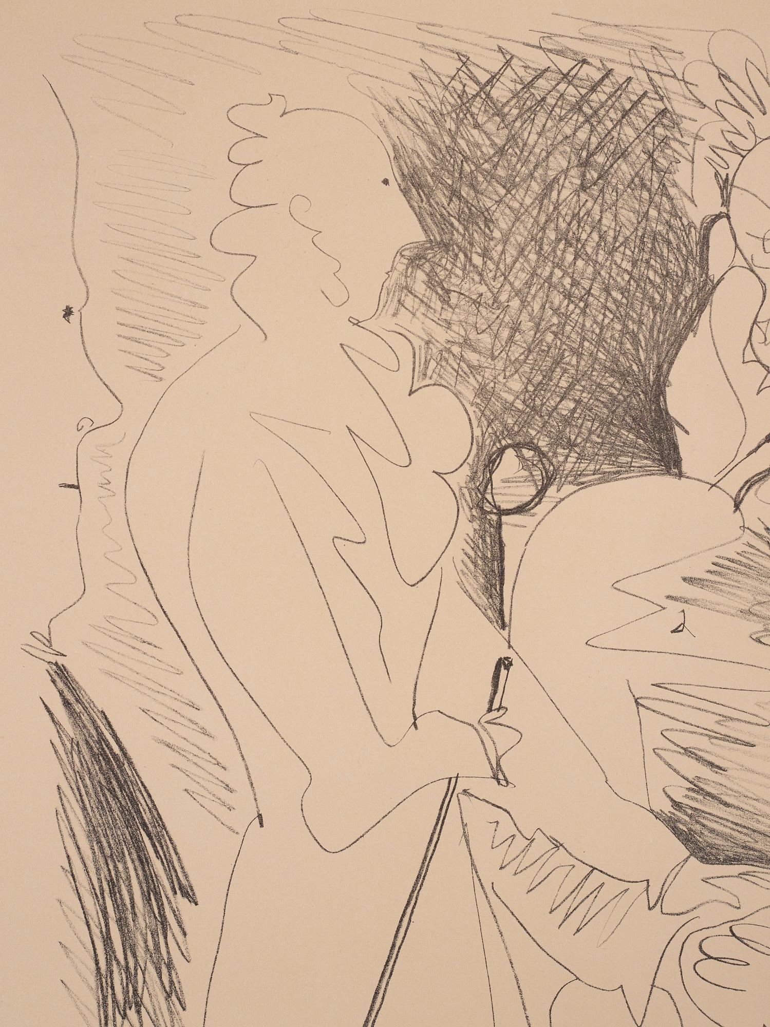 Pablo Picasso, "Portrait de famille III (Six Personnages)".