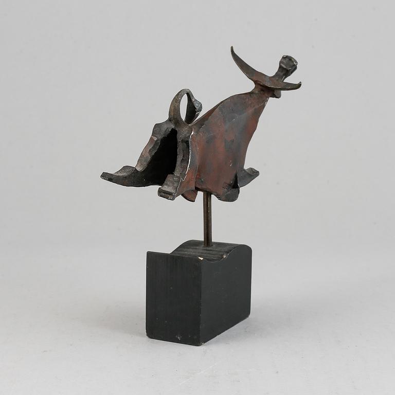 Lars Larsson, sculpture, iron, signed.
