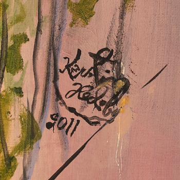 Kerstin Hedeby-Pawlo, oil on canvas, signed and dated 2010 and 2011.