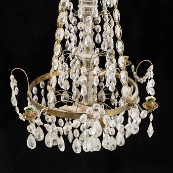 A mid 20th century Gustavian style chandelier.
