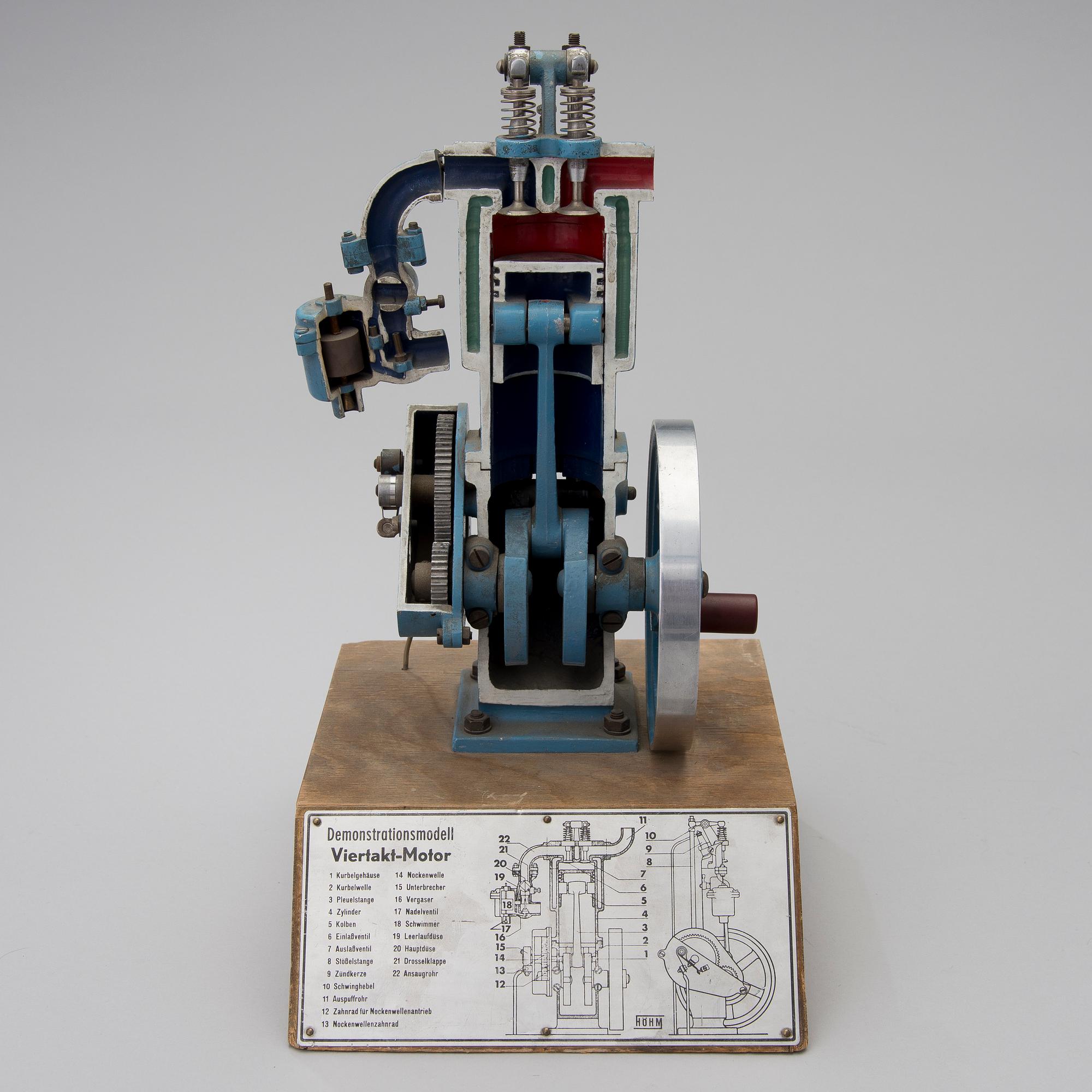 UNDERVISNINGSMODELL, Werner Degener Lehrmittel GmbH, Hannover, Tyskland 1950/60-tal.