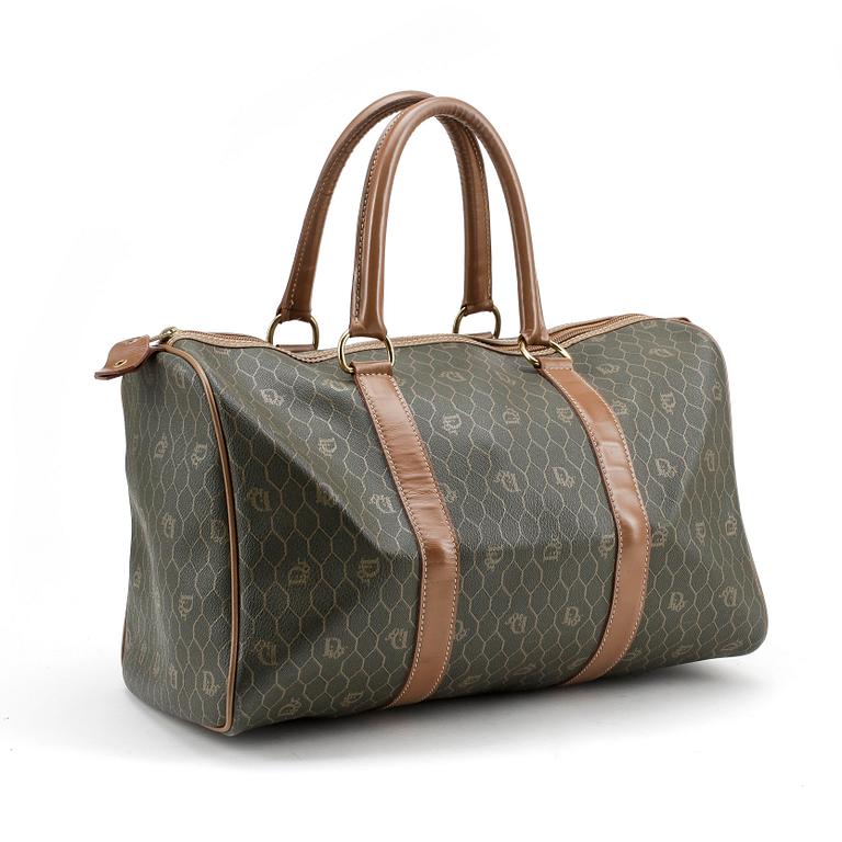 CHRISTIAN DIOR, a monogram canvas bag.