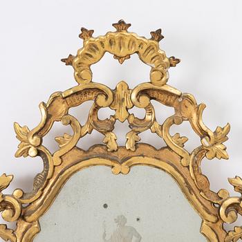 Spegellampetter /speglar, ett par, Spanien, 1800-tal.