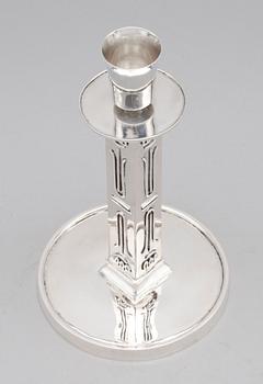 LJUSSTAKE, silver, Johan August Färngren, Stockholm 1930. Vikt ca 235 g.