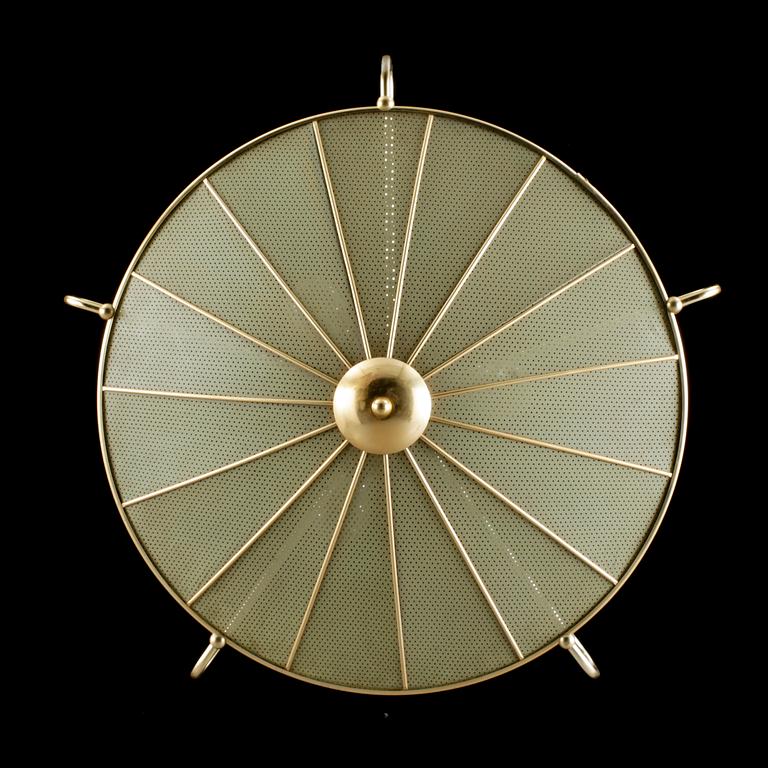 TAKPLAFOND, 1950-tal. Diameter 65.