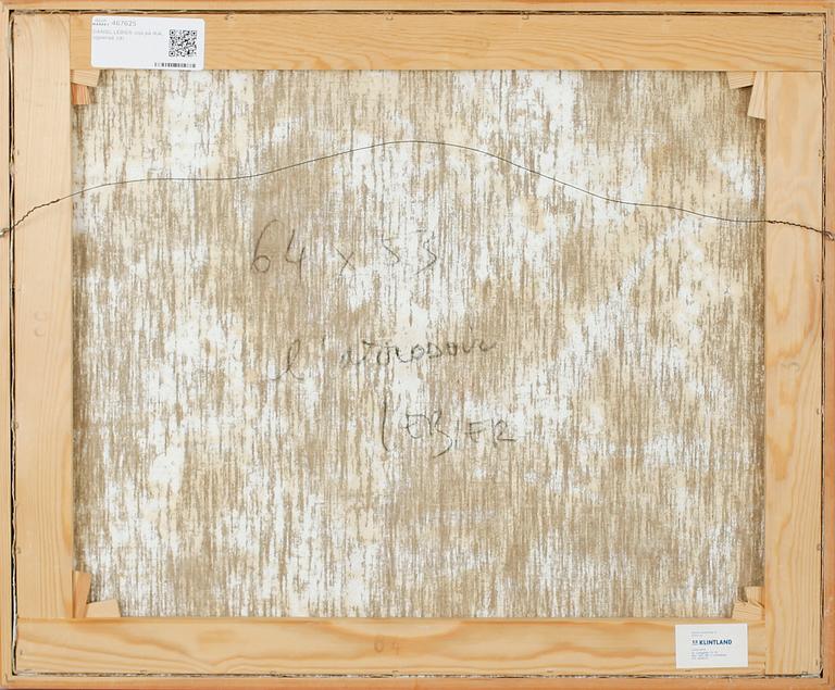 DANIEL LEBIER, olja på duk, signerad.