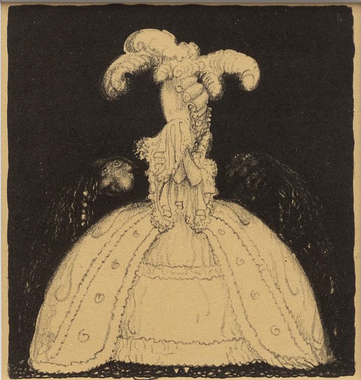 John Bauer, "Två friare".