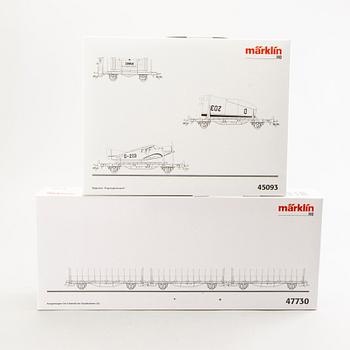 Märklin, 6 vagnset, 47722, 45093, 42763, 47454, 47730 (2 st), H0.