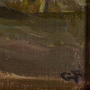 Georg Pauli, oil on canvas, signed. dated 1924 verso.
