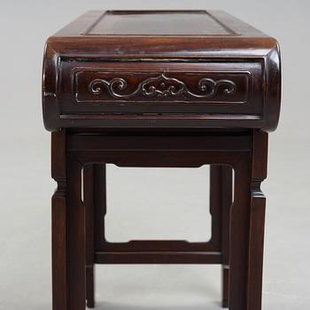 A hardwood altar table, early 20th Century.