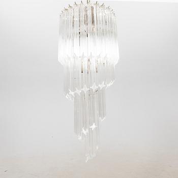 Taklampa Italien Murano 1900-talets andra hälft.