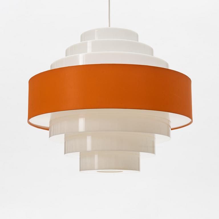 Uno & Östen Kristiansson, an acrylic 'Arkitektura' ceiling light, Luxus, Vittsjö.