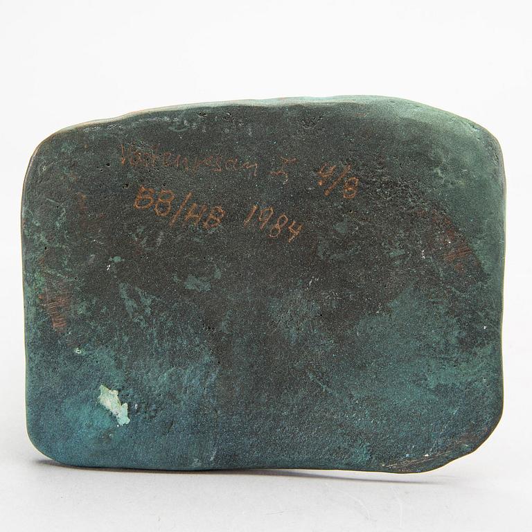 BARBRO BÄCKSTRÖM, Skulptur, patinerad brons. signerad daterad och numrerad BB/HB 1984 4/8.