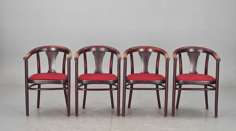 KARMSTOLAR, 4 st Thonet, 1900-talets första hälft.