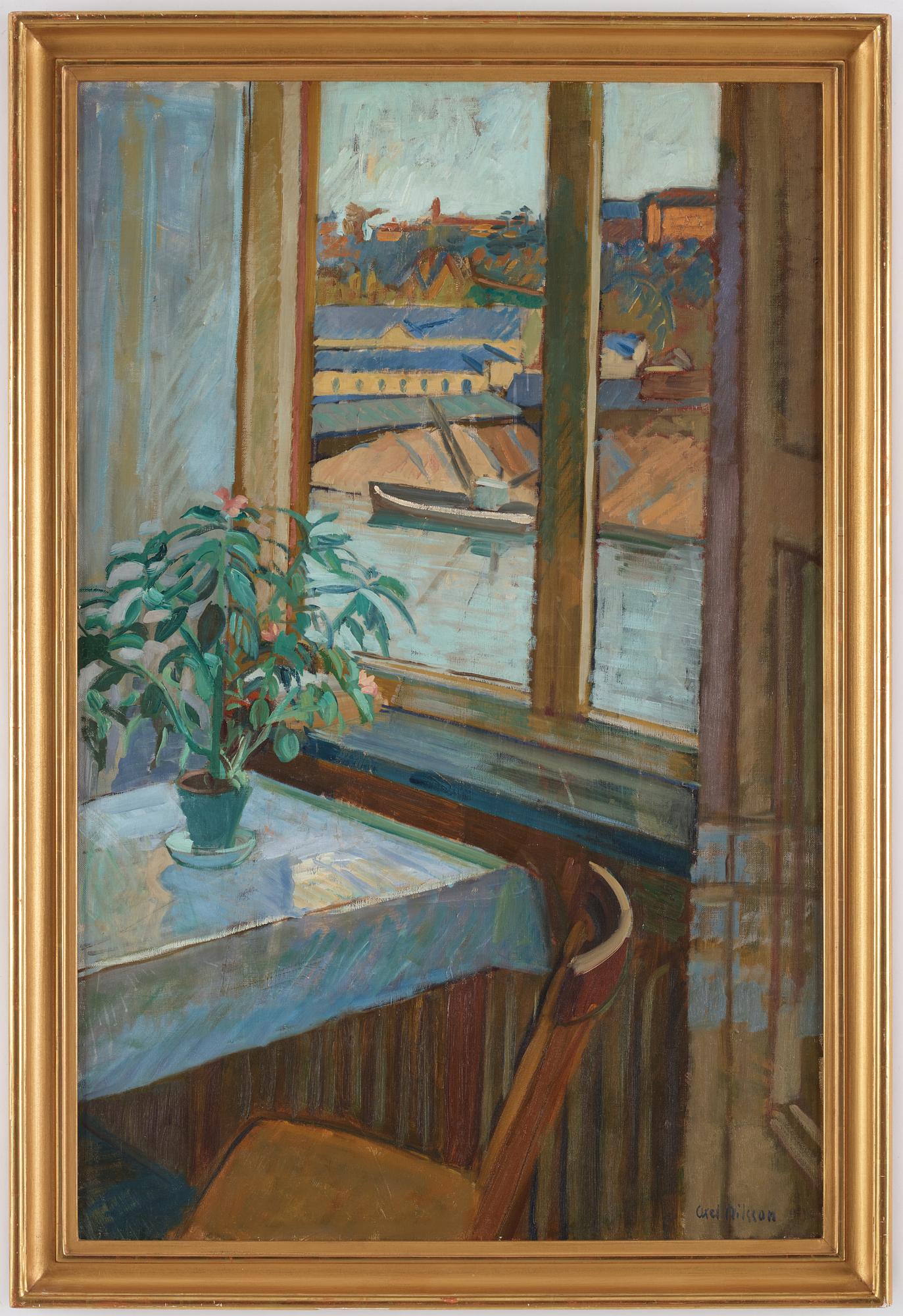 AXEL NILSSON, olja på duk, signerad.