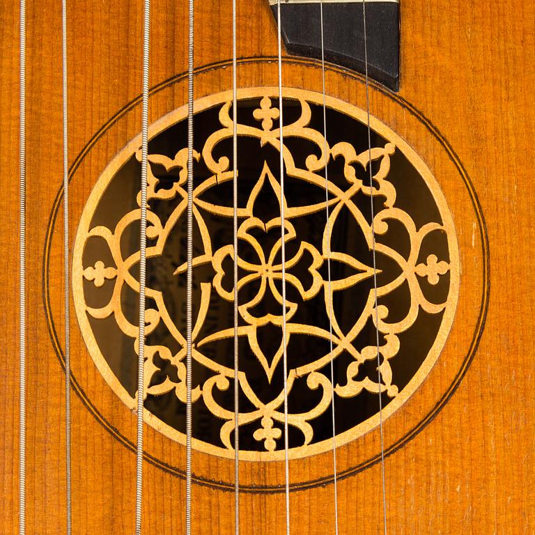 A Swedish 12-string lute, Alfred Brock, Stockholm, 1912.