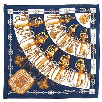 698. HERMÉS, a silk scarf, "Cliquetis".