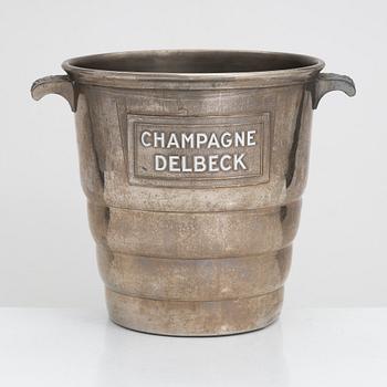 A Champagne cooler bucket, Delbeck, Argit, France.